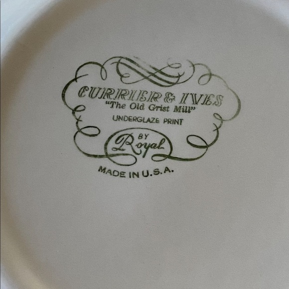 Vintage Currier & Ives 10” Dinner Plate - Picture 2 of 10